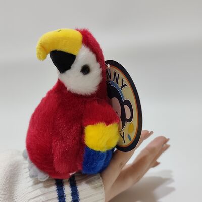 Papagaio de Pelúcia Magnético para Ficar em Pé no Ombro