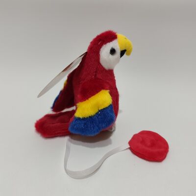 Papagaio de Pelúcia Magnético para Ficar em Pé no Ombro