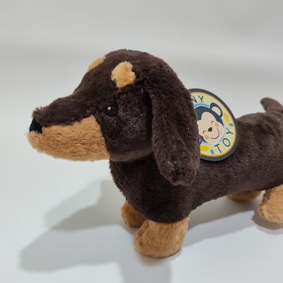 Soft Plush Dachshund Dog Toy with Realistic Design