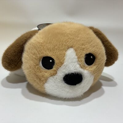 Almofada Beagle fofa almofada macia de pelúcia para cachorro para crianças e decoração de casa