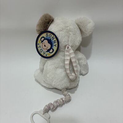 Soft Plush Dog Bebê Caixa de Música Bebê Sono Acalmante Musical Plush Toy
