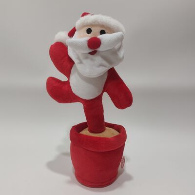 Série de Natal Cantando e Dançando Papai Noel Homem Pão de gengibre Árvore de Natal Pinguins Alce