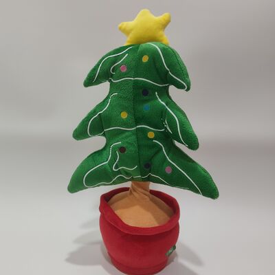Série de Natal Cantando e Dançando Papai Noel Homem Pão de gengibre Árvore de Natal Pinguins Alce