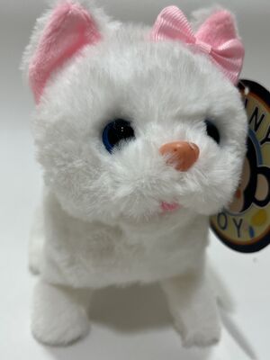 Animal de Pelúcia Personalizado Fofo Gato Andante Eletrônico Brinquedo de Pelúcia