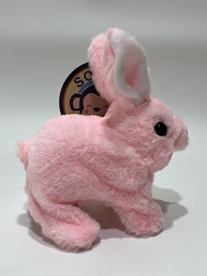 Desenho personalizado Animal de recheio Carinhosos Carinhosos Coelhos de salto eletrônico Brinquedo de pelúcia