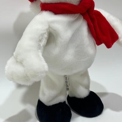 Boneco de Neve de Pelúcia Cantante e Dançante de Natal com Música