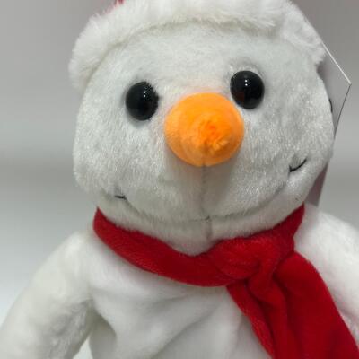 Boneco de Neve de Pelúcia Cantante e Dançante de Natal com Música
