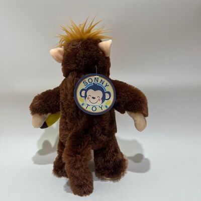 Interactivo Banana-Roubar Macaco Brinquedo de Pelúcia Reação Emocional Boneca Gorila Novidade Engraçada Presente