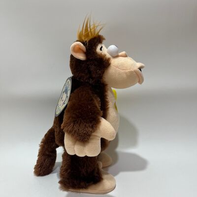 Interactivo Banana-Roubar Macaco Brinquedo de Pelúcia Reação Emocional Boneca Gorila Novidade Engraçada Presente