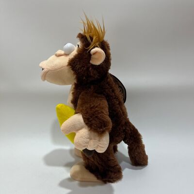 Interactivo Banana-Roubar Macaco Brinquedo de Pelúcia Reação Emocional Boneca Gorila Novidade Engraçada Presente