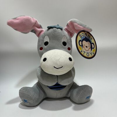 Interativo Peek-a-Boo Burro brinquedo de pelúcia com voz e funções musicais