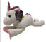 14,37 mudança da cor de Toy Jumbo Unicorn Stuffed Animal do luxuoso do diodo emissor de luz da polegada 0.37m