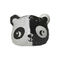 a 2D memória do coxim de Flip Sequin Panda Plush Pillow espuma 32CM 16 polegadas