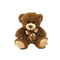 O bicho de pelúcia de Brown Teddy Bear Toy Big Bear dos Valentim 5,9&quot; acompanha a função