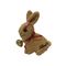 Brown Bunny Gift Stuffed Animal 90mm presentes ROHS dos adolescentes de 3,54 polegadas