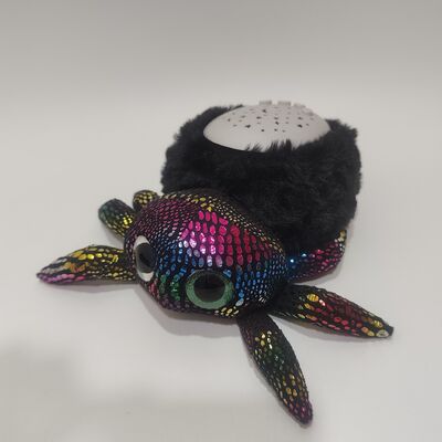 Projector de luz noturna de aranha com música