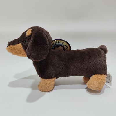 Brinquedo de Pelúcia Macio de Dachshund com Design Realista