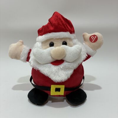 Canto de Natal & Circulando Papai Noel Brinquedo Plush com Música