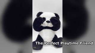 Urso de pelúcia esconde-esconde